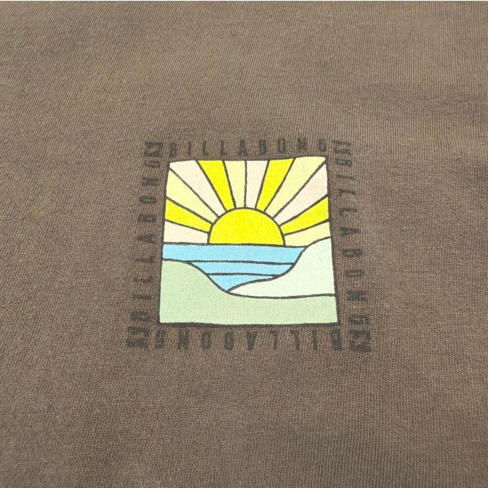 Billabong Adventure Division Gray Long Sleeve Graphic Tee, Women's Size Small - Picture 2 of 5